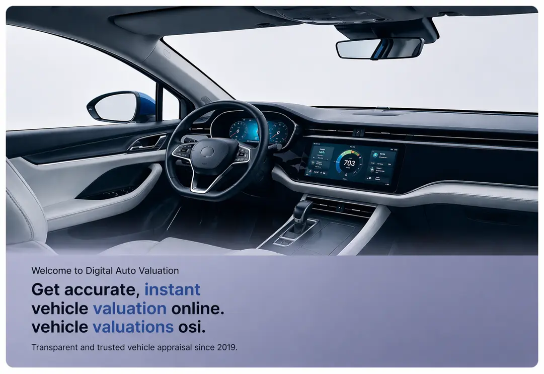 Digital Auto Valuation vehicle interior